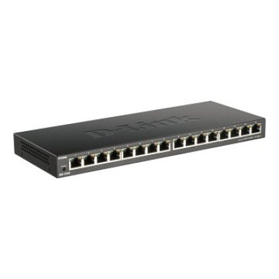 Switch não Gerível D-Link DGS-1016S 16P Giga Low Profile para Sobremesa