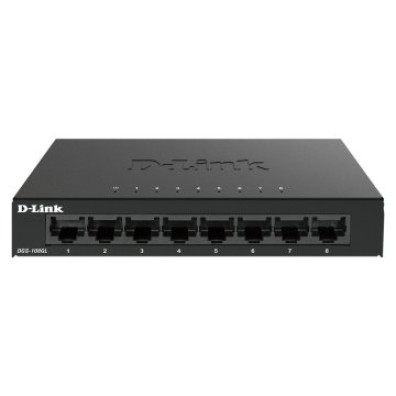 SWITCH NÃO GESTIONABLE D-LINK DGS-108GL 8P CARCASA METALICA - MODELO SOBREMESA