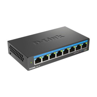 Switch Não Gerível D-Link DMS-108 8P Multigigabit 2,5G - Carcasa Metálica - Sobremesa