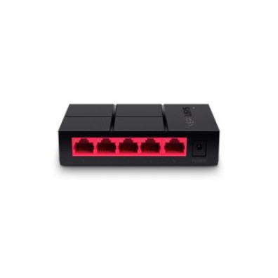 Switch Não Gerível Ethernet Mercusys MS105G 5 Portos 10/100/1000 Mini Desktop
