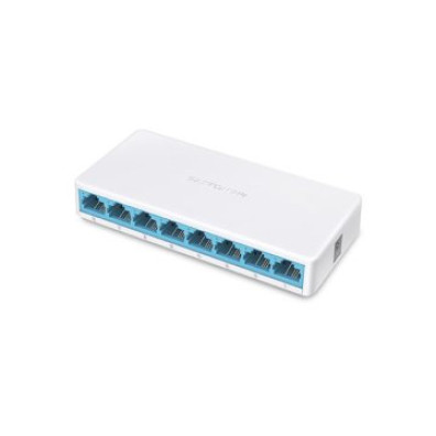 Comutador não gerenciado Mercusys MS108 8P Ethernet 10/100 Mini Desktop