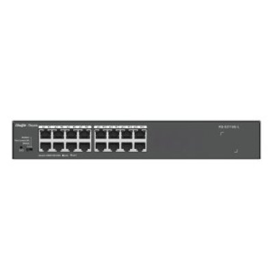 Comutador Não Gerível Ruijie RG-ES116G-L 16xRJ45 10/100/1000Mbps Metálico Sobremesa/Rack