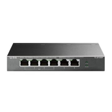 Comutador Não Gerível TP-Link TL-SF1006P Sobremesa POE 2P 10/100 4P 67W POE