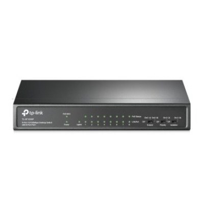 Comutador TP-Link TL-SF1009P Não Gerenável Sobremesa 9P 10/100 com PoE+ 65W