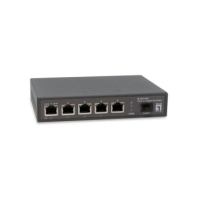 Switch PoE Level One GEP-0625 6 Portos 2.5 GbE 4 Portos PoE 65W + 1 Porto SFP+/10G