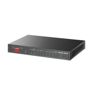 Switch Mercusys MS110GMP - PoE+ Não Gerível 10P 8xRJ45 Gb + 2xRJ45 Gb 11W