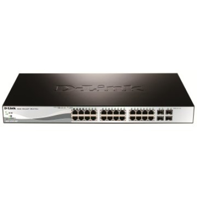 Switch Semigestionável D-Link DGS-1210-28P/E 24P GIGA + 4P Combo Rack Ethernet