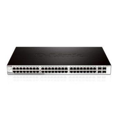 Switch Semigestionável D-Link DGS-1210-52/E 48 Gigabit + 4 Gigabit Combo Rack