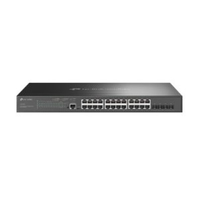 Switch Semigestionable Jetstream TP-LINK SG3428MP 28P Gigabit com 24P PoE+ (384W) e 4 Ranu
