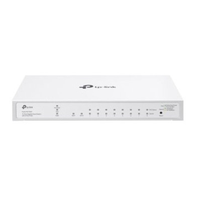 Switch Semigestionável TP-Link FESTA FS310G 8xRJ45 Gb 2xSFP Gb Carcasa Metálica PoE 61W VLAN