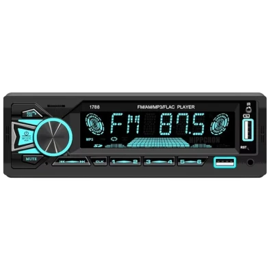 Autoradio SWM 1789 1 DIN com Bluetooth em Preto