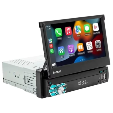 Autoradio 1 DIN SWM 9710-J LED 7 polegadas GPS Carplay Preto 2GB/64GB