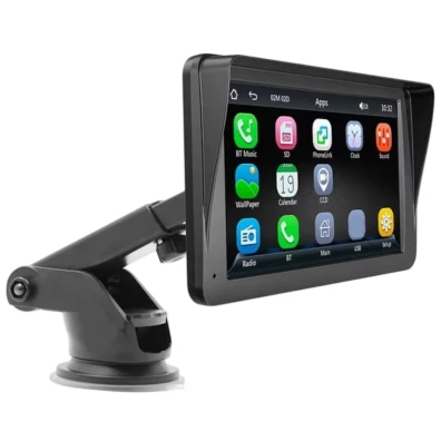 Tela táctil universal SWM B5300L 7 polegadas Carplay/Android Auto Inalámbrico Preto