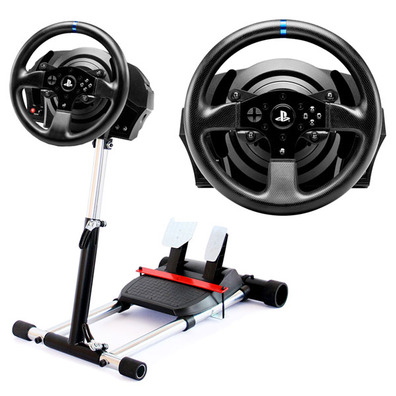 Volante Thrustmaster T300 RS Force Feedback + Wheel Stand Pro V2 T300/TX/T500RS/G27/DFGT