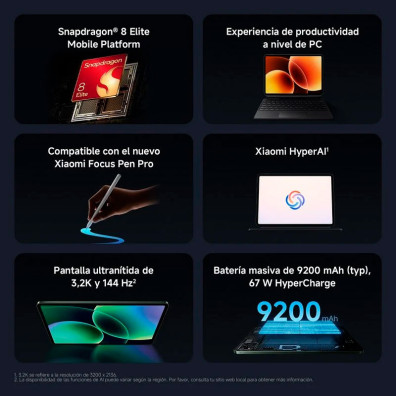 Tablet Xiaomi Pad 8 Pro 8GB/256GB Preto