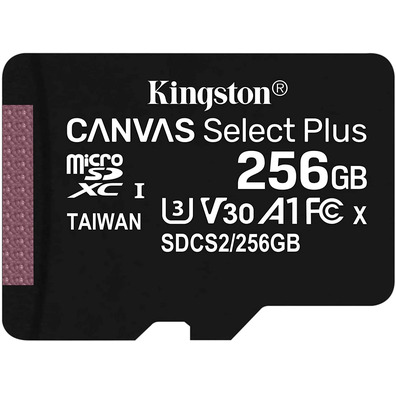 Tarjeta de Memoria Kingston Canvas Selecione MicroSD XC 256GB