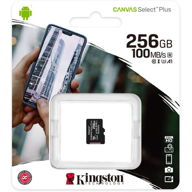 Tarjeta de Memoria Kingston Canvas Selecione MicroSD XC 256GB