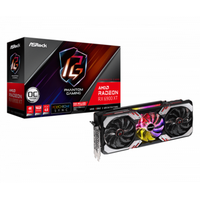 Tarjeta De Asrock Asrock Phantom Gaming RX 6900 XT 16GB OC