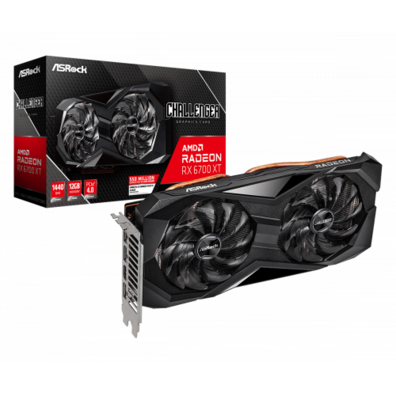 Tarjeta A Asrock Radeon RX 6700XT Challenger D 12GB GDDR6