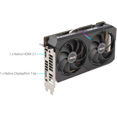 Tarjeta Us Asus Dual Radeon RX 6500XT OC 4GB GDDR6