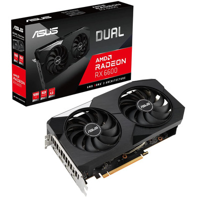 Tarjeta Us Asus Dual Radeon RX 6600 8GB GDDR6