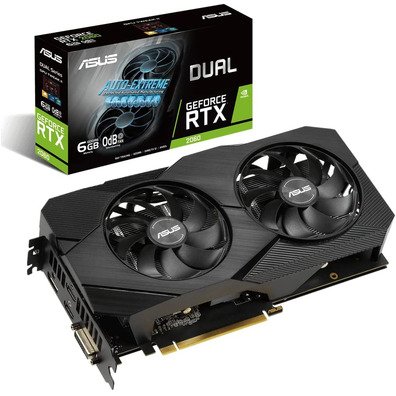 Tarjeta Us Asus Dual RTX2060 EVO 6GB GDDR6