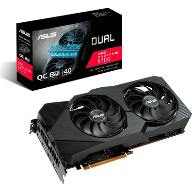 Tarjeta De Tarjeta ASUS Dual RX5700 XT EVO OC 8GB GDDR6