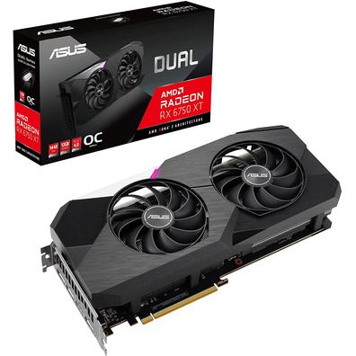 Tarjeta Us Asus Dual RX6750 XT OC 12GB GDDR6