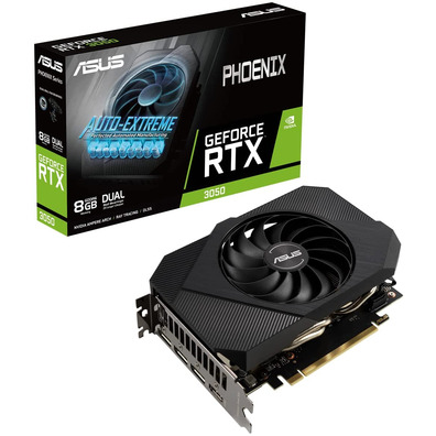 Tarjeta Theus Asus Phoenix Geforce RTX 3050 8GB GDDR6