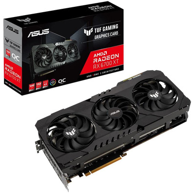 Tarjeta De Tarjeta ASUS RX 6700XT OC 12GB GDDR6