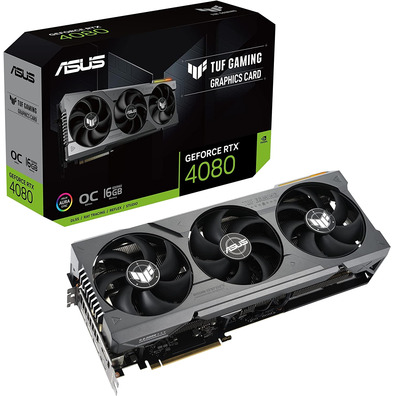 Tarjeta Cabo ASUS TUF Gaming GeForce RTX4080 OC 16GB GDDR6X