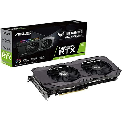 Tarjeta Cabo ASUS TUF RTX3050 Gaming OC 8GB GDDR6