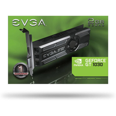 Tarjeta De Tarjeta EVGA GeForce GT1030 SC 2GB GDDR5 Baixo Perfil