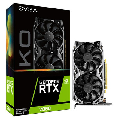 Tarjeta De Tarjeta EVGA Geforce RTX 2060 KO Gaming 6 GB GDDR6 1680 MHz