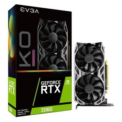 Tarjeta De Tarjeta EVGA Geforce RTX 2060 KO Ultra Gaming 6GB GDDR6 1755 MHz