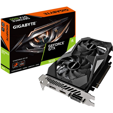 Tarjeta De Tarjeta Gigabyte GTX 1650 D6 Windforce OC 4GB