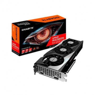 Tarjeta Show Gigabyte Radeon RX 6500 XT Gaming OC 4GB GDDR6