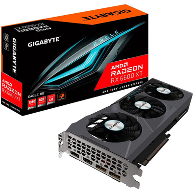 Tarjeta De Tarjeta Gigabyte Radeon RX 6600 XT Eagle 8GB GDDR6