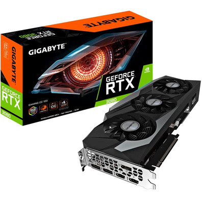 Tarjeta De Tarjeta Gigabyte RTX 3080 Gaming OC 12GB GDDR6X