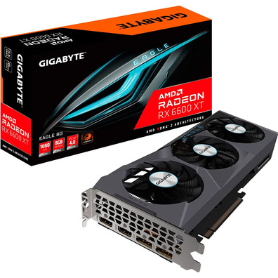 Tarjeta De Tarjeta Gigabyte RX 6600XT Eagle 8GB GDDR6