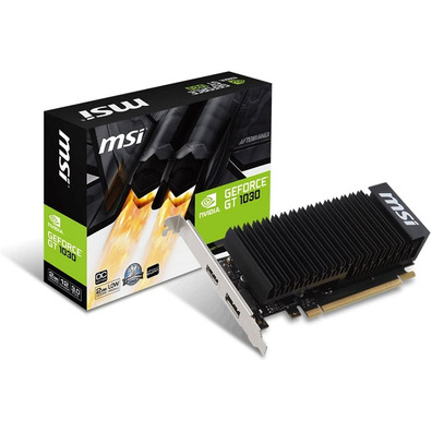 Tarjeta De Tarjeta MSI GT1030 2GB OC GDDR5 Baixo Perfil