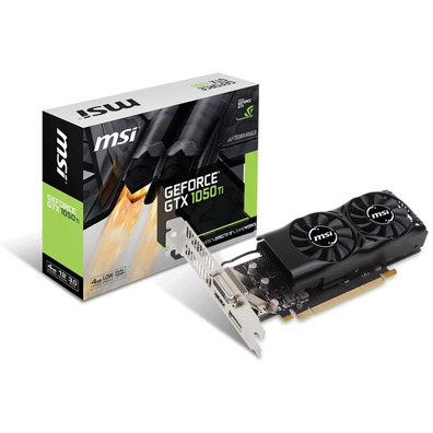 Tarjeta De Tarjeta MSI GTX 1050 TI 4GT LP GDDR5