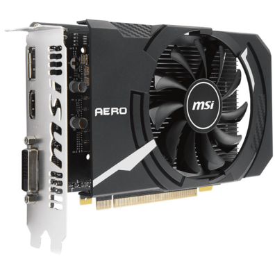 Tarjeta De Tarjeta MSI GTX1050 TI Aero ITX OCV1 4GB DDR5