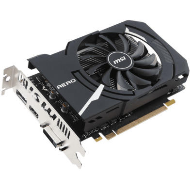 Tarjeta De Tarjeta MSI GTX1050 TI Aero ITX OCV1 4GB DDR5