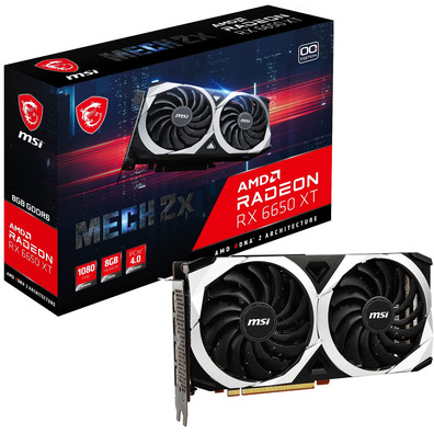 Tarjeta De Tarjeta MSI RX 6650 XT Gaming Mech 2X OC 8GB GDDR6