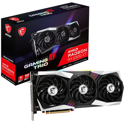 Tarjeta De Tarjeta MSI RX 6900XT Gaming X Trio 16GB GDDR6