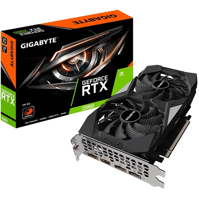 Tarjeta Lia Nvidia RTX 2060 6GB GDDR6