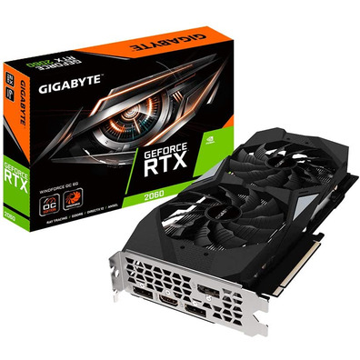 Tarjeta Lia Nvidia RTX 2060 Windforce OC 6 GB GDDR6