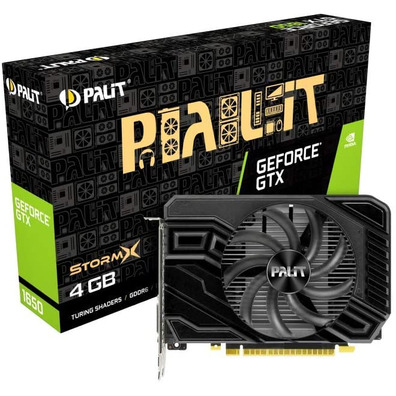 Tarjeta De Tarjeta Palit GTX 1650 StormX 4GB GDDR6