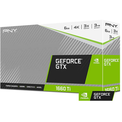 Tarjeta De Tarjeta PNY GTX 1660 Ti XLR8 Gaming OC